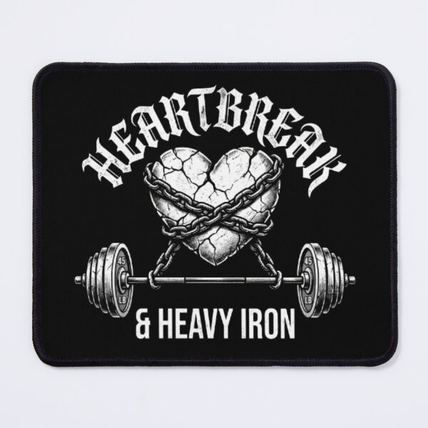 Item preview, Heartbreak And Heavy Iron - Gym Breakup Gains designed and sold by OLLI_STORE.