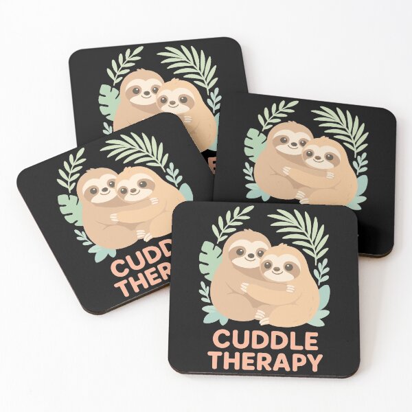 Item preview, Cuddle Therapy: Cute Sloths in the Jungle designed and sold by Pineapple-Tree.