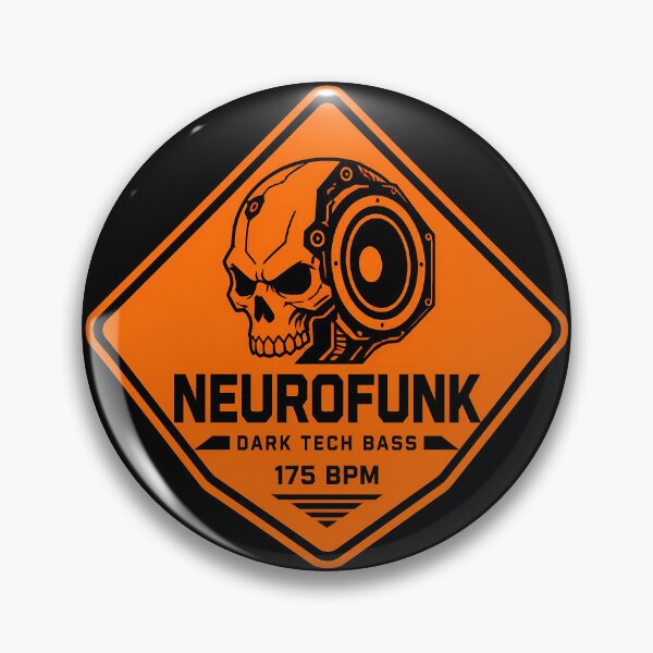 Item preview, Neurofunk DNB Dark Tech Bass Sign designed and sold by  ZenRave Designs.