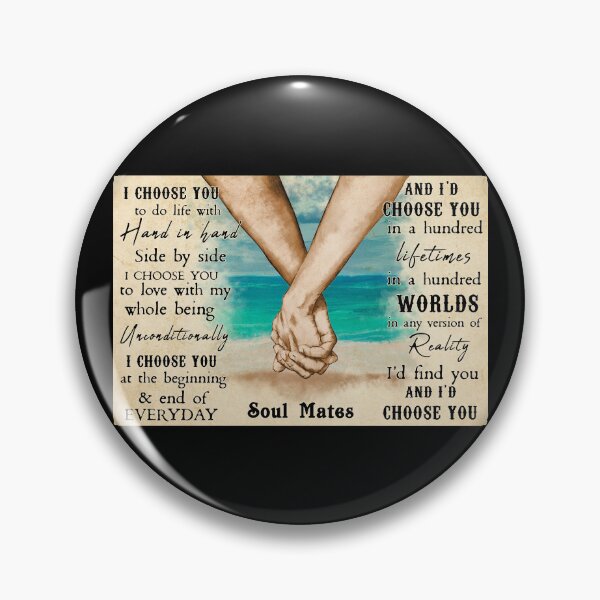 Item preview, I choose you Poster Soul Mates Hand In Hand Hundred Lifetimes Couple Gift Poster designed and sold by MagicatcoArt.