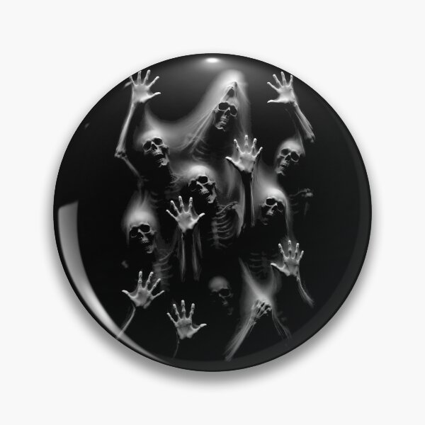 Item preview, haunting skeletons in shadowy embrace halloween designed and sold by rafaeltto.