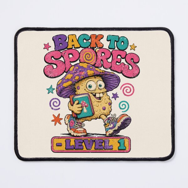 Item preview, Back To Spores Funny Mushroom School Level 1 designed and sold by Yellowriversss.