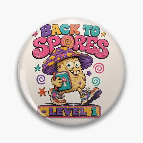 Item preview, Back To Spores Funny Mushroom School Level 1 designed and sold by Yellowriversss.