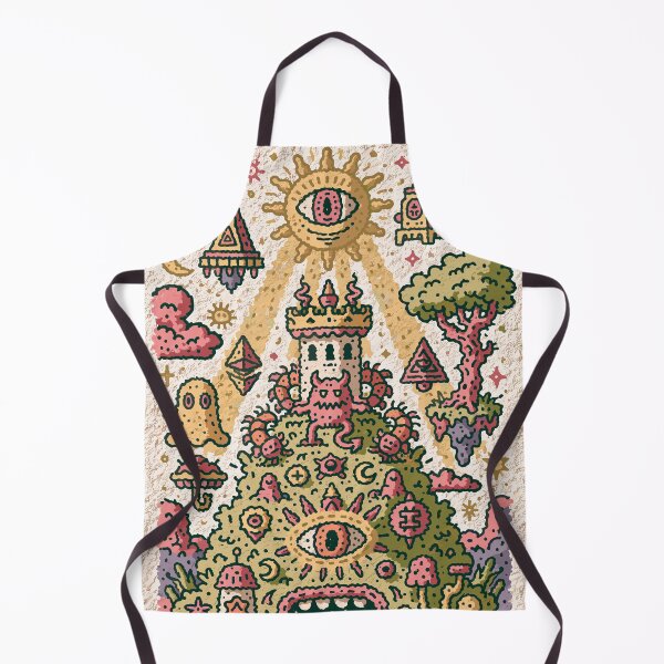 Item preview, Mystical Psychedelic Monster Doodle World designed and sold by Romgora.