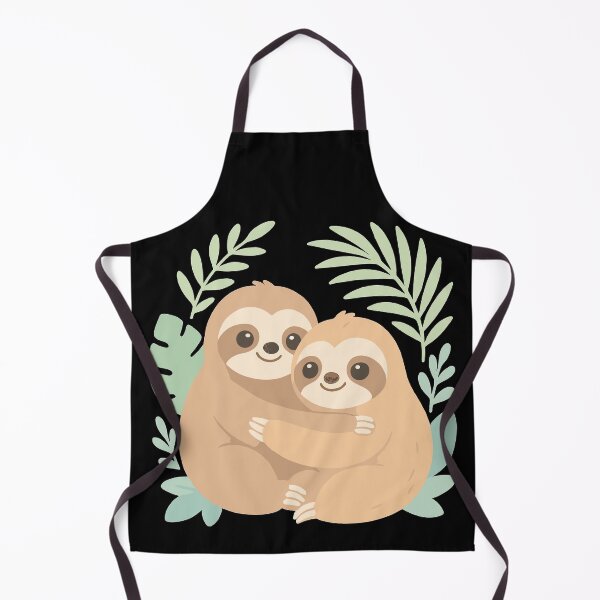 Item preview, Cute sloths: Cuddling in the pastel jungle designed and sold by Pineapple-Tree.