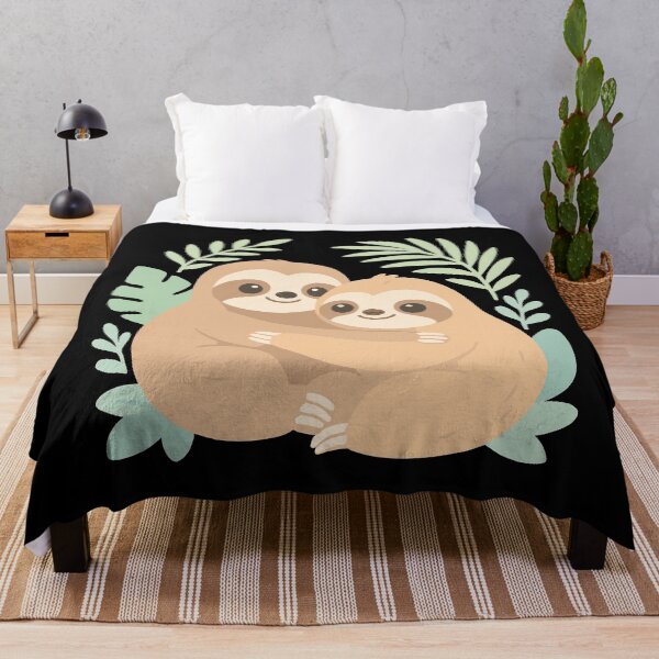 Item preview, Cute sloths: Cuddling in the pastel jungle designed and sold by Pineapple-Tree.