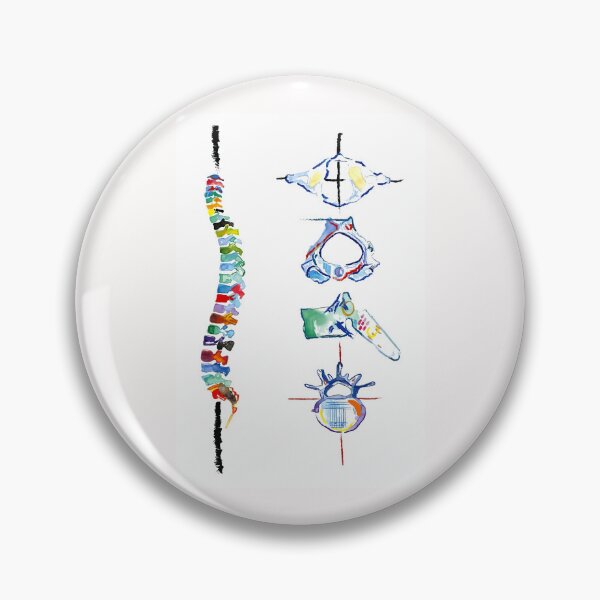 Item preview, Watercolor Spine Anatomy Scoliosis Nurse Doctor Gift Art designed and sold by MagicatcoArt.