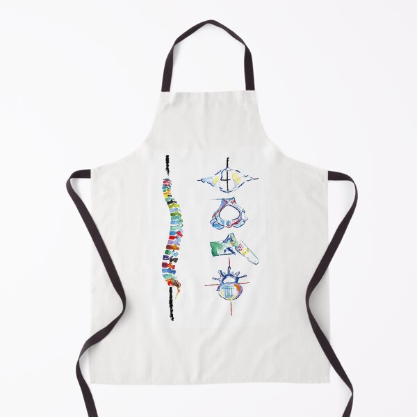 Item preview, Watercolor Spine Anatomy Scoliosis Nurse Doctor Gift Art designed and sold by MagicatcoArt.