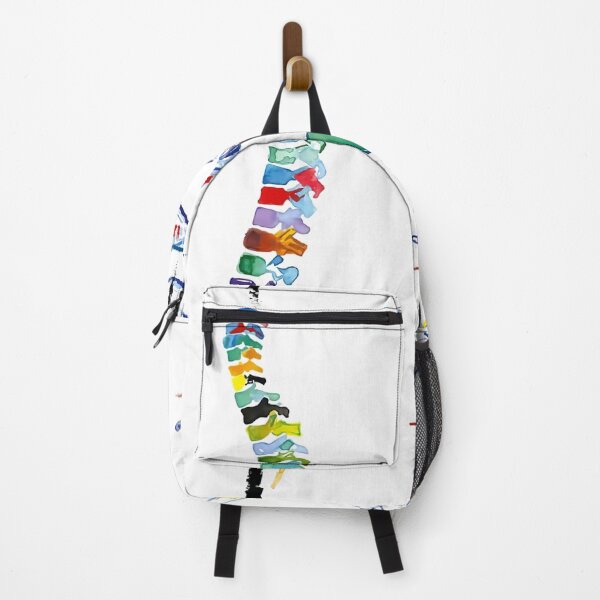 Item preview, Watercolor Spine Anatomy Scoliosis Nurse Doctor Gift Art designed and sold by MagicatcoArt.