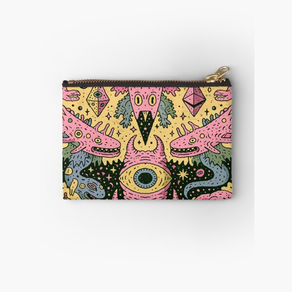 Item preview, Vibrant Cosmic Monster Doodle Art designed and sold by Romgora.