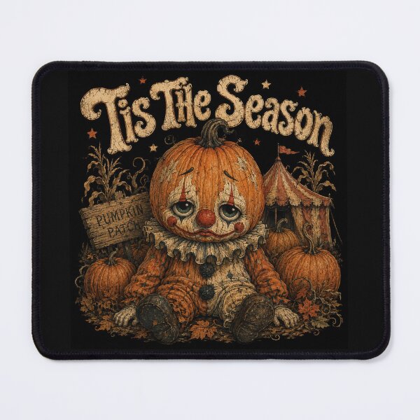 Item preview, Tis The Season Creepy Pumpkin Clown Patch designed and sold by Yellowriversss.