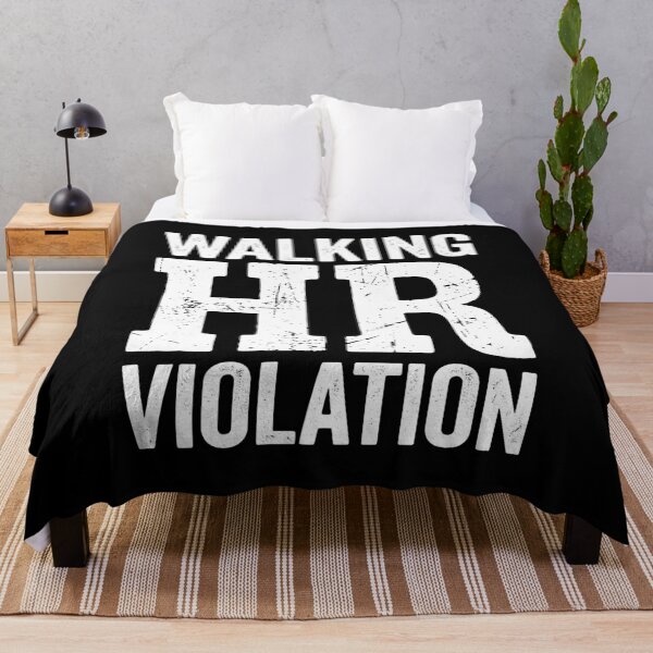 Item preview, Coworker Humor Walking HR Violation Art AUG-305 designed and sold by noberic.