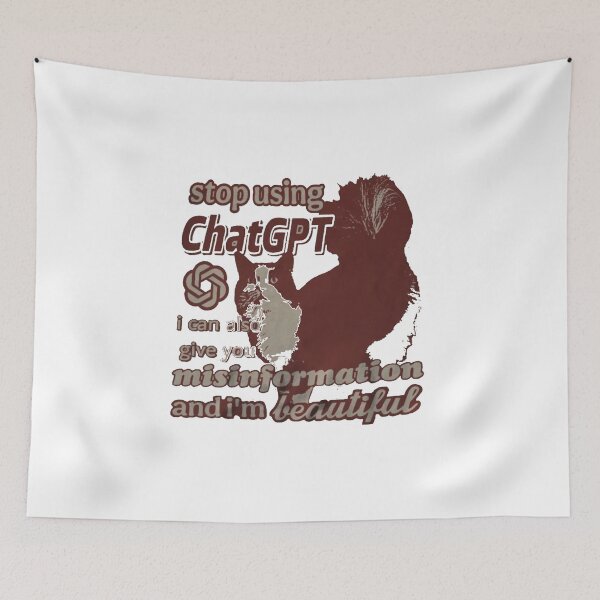 Item preview, Stop Using ChatGPT Funny Cat Meme – Anti AI Y2K 90s Retro designed and sold by Gbriel3.
