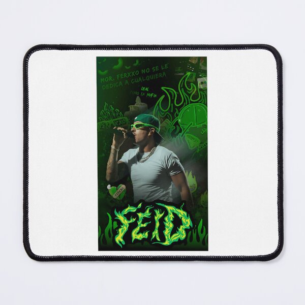 Item preview, Feid Ferxxo Green Flame Street Art Aesthetic Design designed and sold by Alias-Kubiak.
