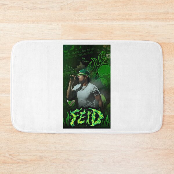 Item preview, Feid  Ferxxo Green Flame Street Art Aesthetic Design designed and sold by Alias-Kubiak.