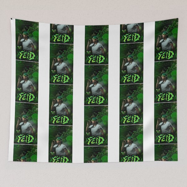 Item preview, Feid  Ferxxo Green Flame Street Art Aesthetic Design designed and sold by Alias-Kubiak.