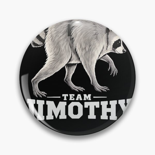 Item preview, Cute Raccoon Meme Team Jimothy Funny Animal Humor designed and sold by HaytamShop.