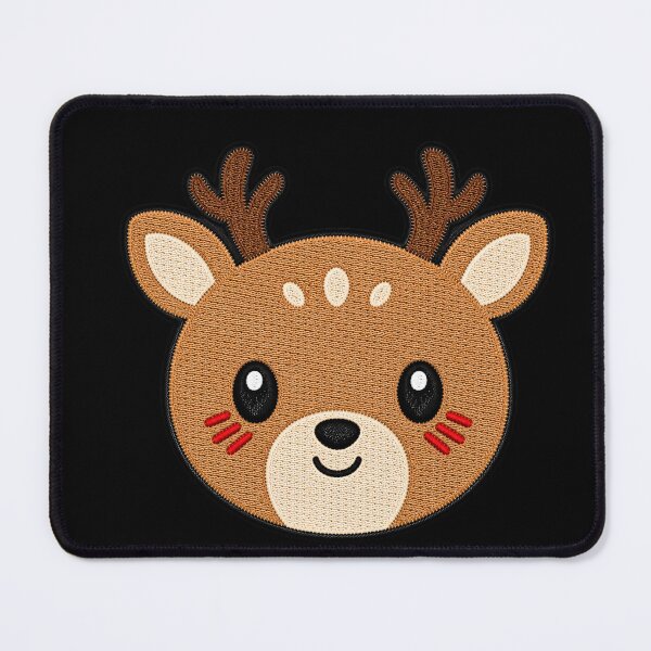 Item preview, Kawaii Deer Embroidery Patch Illustration designed and sold by ColorSplash123.