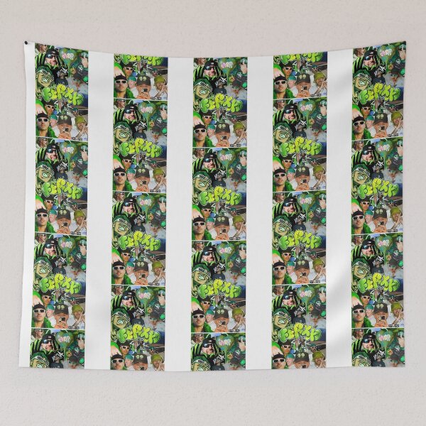 Item preview, Feid  Green Aesthetic Collage Art Design designed and sold by Alias-Kubiak.