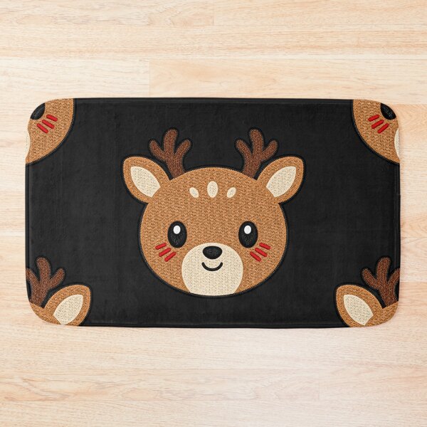 Item preview, Kawaii Deer Embroidery Patch Illustration designed and sold by ColorSplash123.