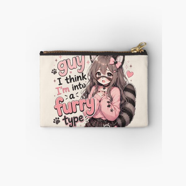 Item preview, Guy I Think I'm Into A Furry Type Anime Raccoon Girl designed and sold by Yellowriversss.