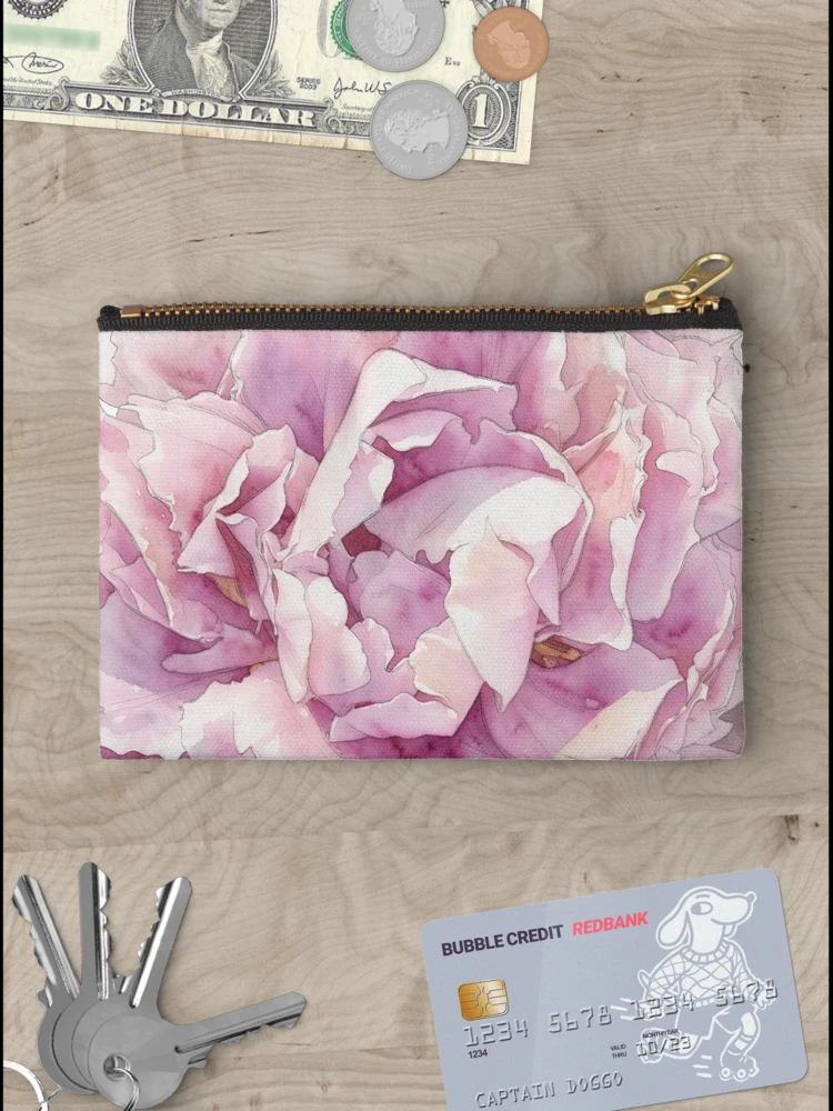 Thumbnail 3 of 4, Zipper Pouch, Pink Conversation designed and sold by RdeB.