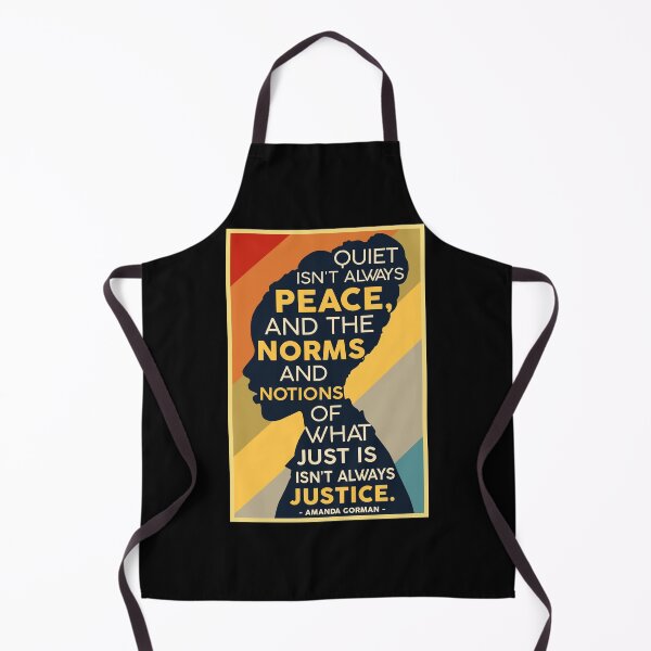 Item preview, Quiet Isn’t Always Peace Amanda Gorman Quote Social Justice Gift For Activist Feminist Poetry Lover From Friend Or Family designed and sold by zoes-cott.
