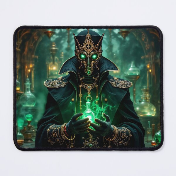 Item preview, The High Alchemist – Steampunk Portrait designed and sold by Bibi Design.