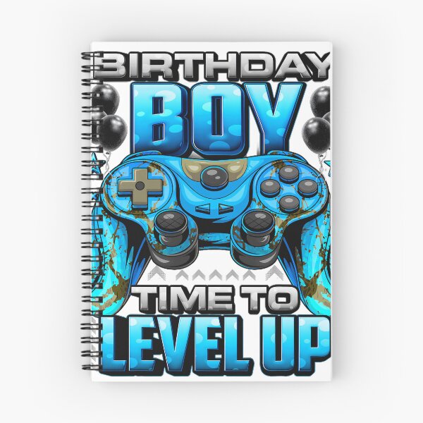 Item preview, Birthday Boy Time To Level Up Gaming Player Celebration designed and sold by GideonIronwood.