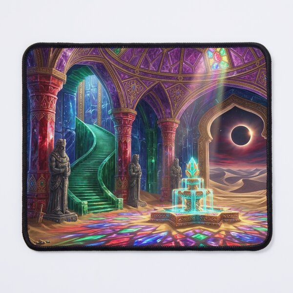 Item preview, Eclipse Palace — Crystal Desert Throne Room with Solar Eclipse Portal designed and sold by RoyArt0.