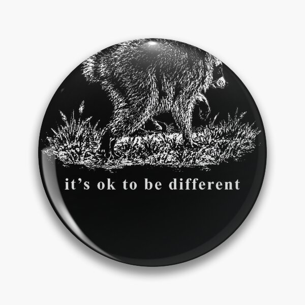 Item preview, Its Ok To Be Different Funny Jimothy Raccoon designed and sold by HaytamShop.