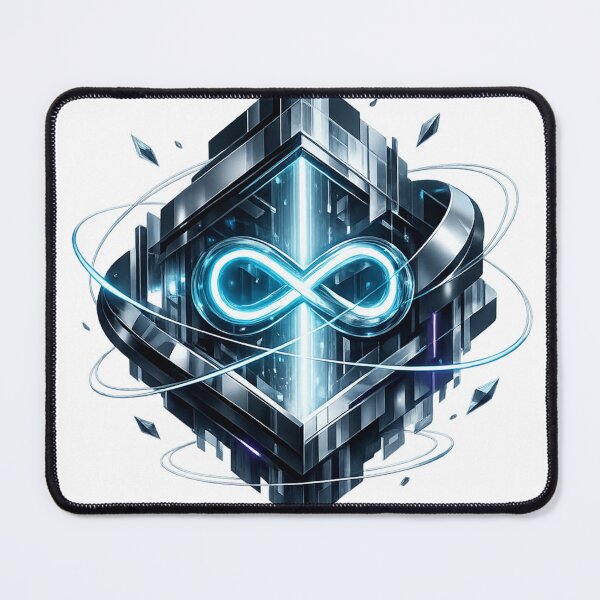 Item preview, Infinity Portal – Futuristic Geometric Neon Design designed and sold by moditeck.
