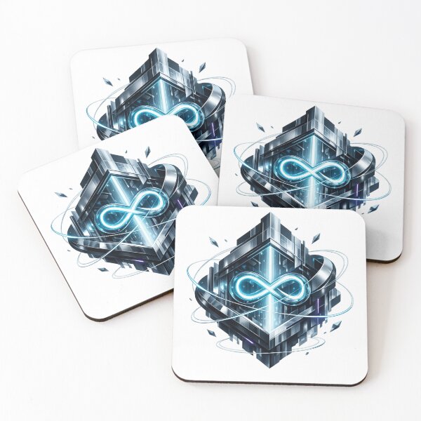 Item preview, Infinity Portal – Futuristic Geometric Neon Design designed and sold by moditeck.