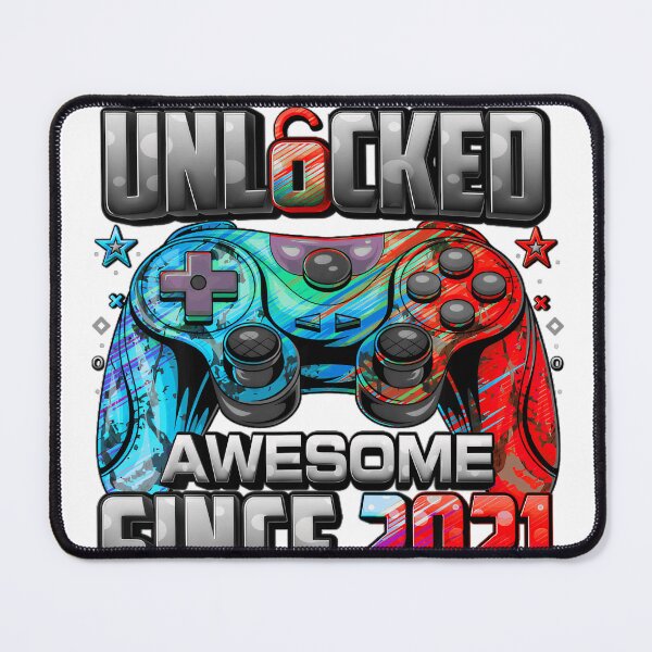 Item preview, Level 5 Unlocked Awesome Since 2021 Fifth Birthday Gamer Kids designed and sold by GideonIronwood.