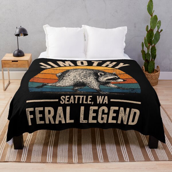 Item preview, Jimothy Raccoon Seattle Feral Legend Meme designed and sold by DavidThe1.