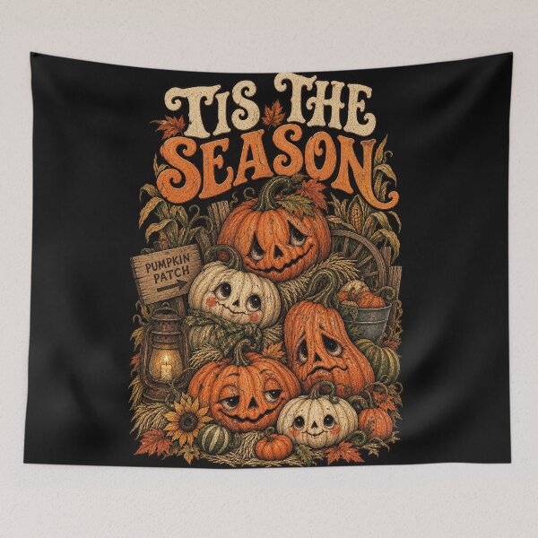 Item preview, Tis The Season Vintage Pumpkin Patch Fall Harvest designed and sold by Yellowriversss.