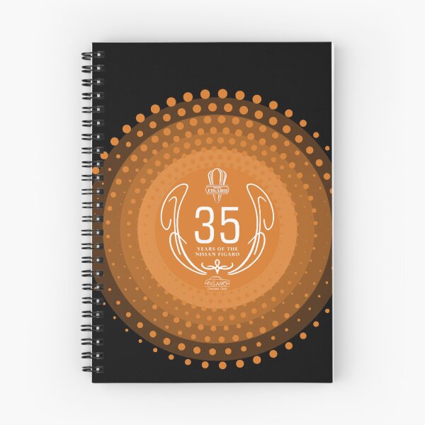 Item preview, nissan figaro 35 year anniversary crest for big birthday bash designed and sold by DanALittle7.