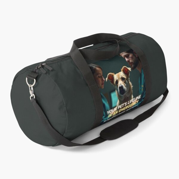 Item preview, Your Pets Lifeline In An Emergency Vet Poster: 24-7 Hospital Dog Canvas designed and sold by Creative-RE.