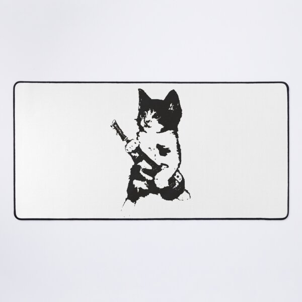 Item preview, Rockstar Kitten Guitar Y2K 90s Retro Grunge Cat Aesthetic designed and sold by Gbriel3.