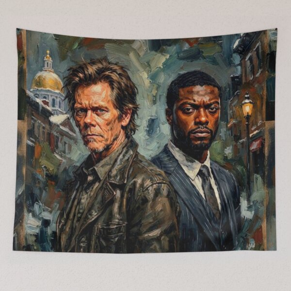 Item preview, City On A Hill Crime Drama Fine Art Tribute designed and sold by Art's Diner.