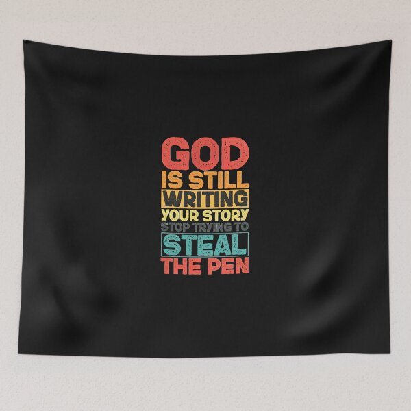 Item preview, God Is Still Writing Your Story Steal Pen designed and sold by Manningh7.