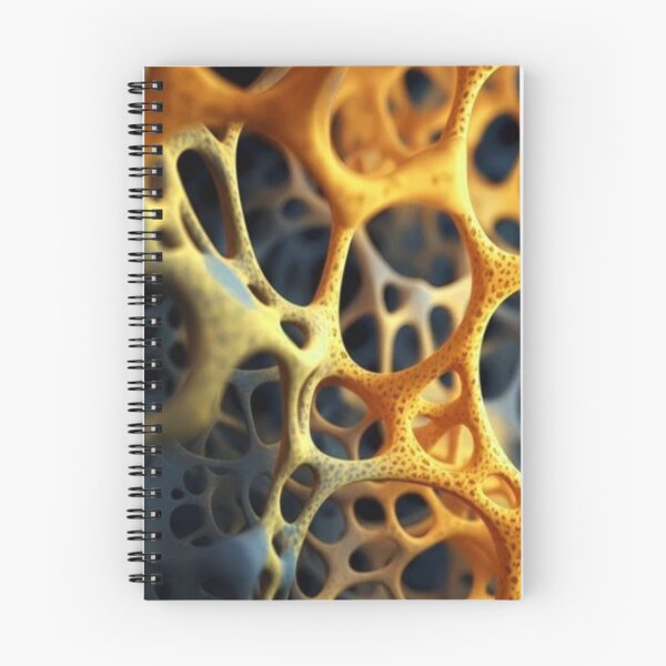 Item preview, Golden Organic Cellular Mesh 3D Bone Texture Abstract designed and sold by LYAN-STORE.