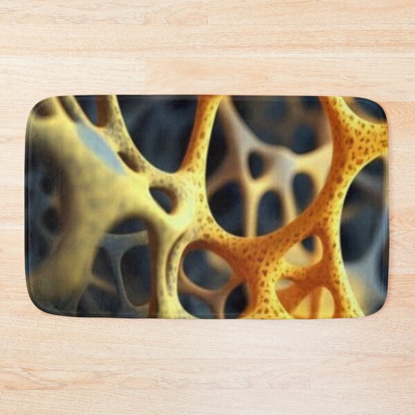 Item preview, Golden Organic Cellular Mesh 3D Bone Texture Abstract designed and sold by LYAN-STORE.