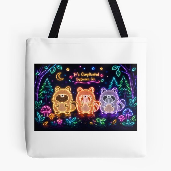 Item preview, “It’s Complicated Between Us.” Neon Trio designed and sold by PontanuStore!.