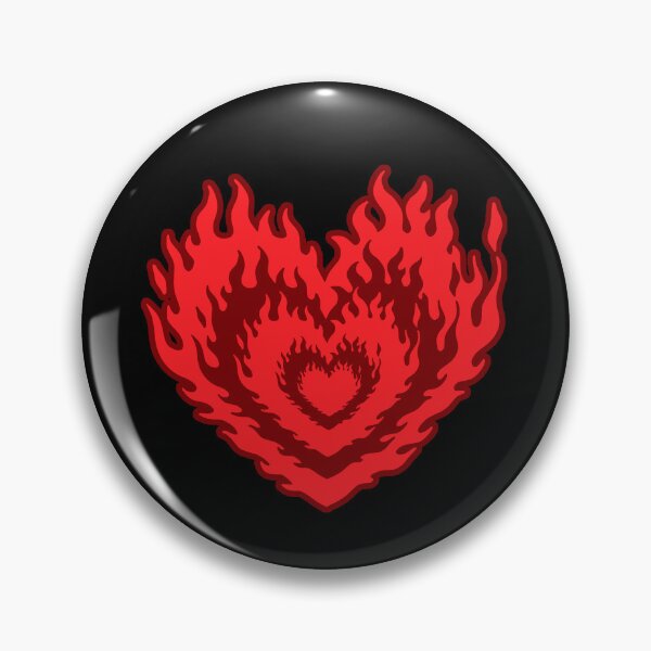 Item preview, Layered Aesthetic Red Burning Hearts designed and sold by CamilasPrints.