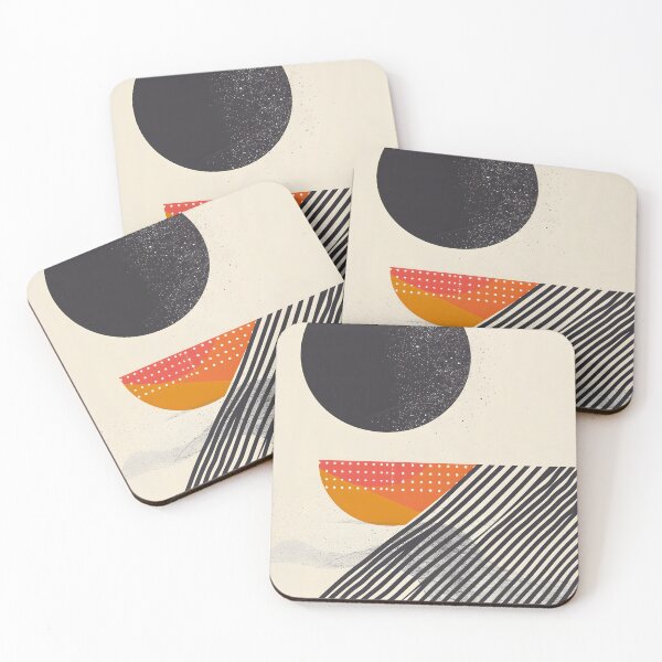 Item preview, Abstract Celestial Horizon in Mid-Century Style designed and sold by yasminularje13.