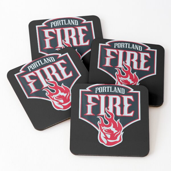 Item preview, WNBA Portland Fire Logo Shield Crest Emblem designed and sold by Ink-Vine-Studio.