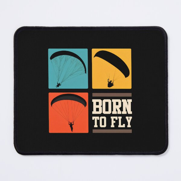 Item preview, Born To Fly Paragliding Retro Vintage Design designed and sold by Manningh7.