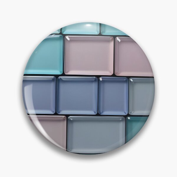 Item preview, Pastel Glossy Glass Mosaic Tiles Geometric Pattern designed and sold by LYAN-STORE.