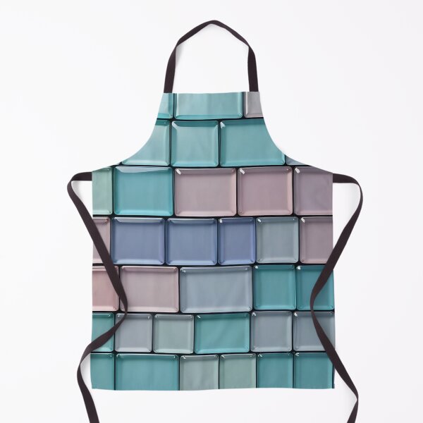 Item preview, Pastel Glossy Glass Mosaic Tiles Geometric Pattern designed and sold by LYAN-STORE.